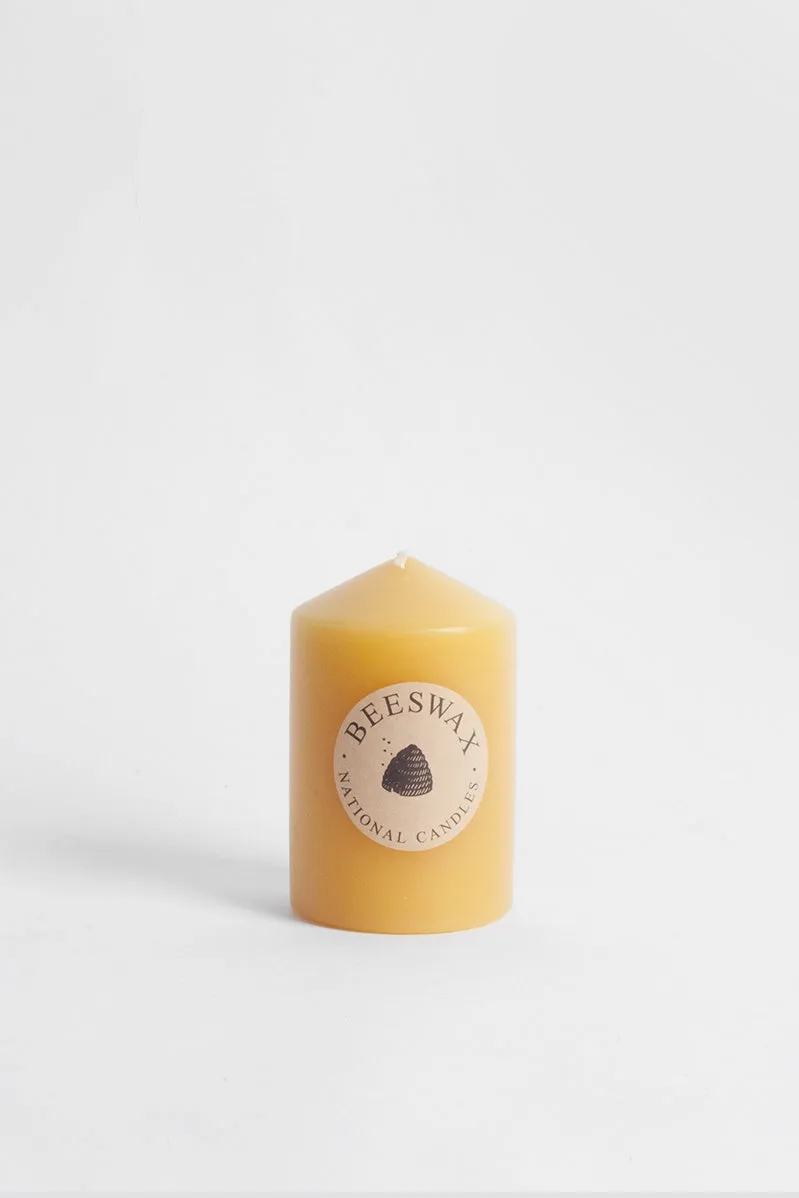 65x100mm Pillar Candle - Beeswax