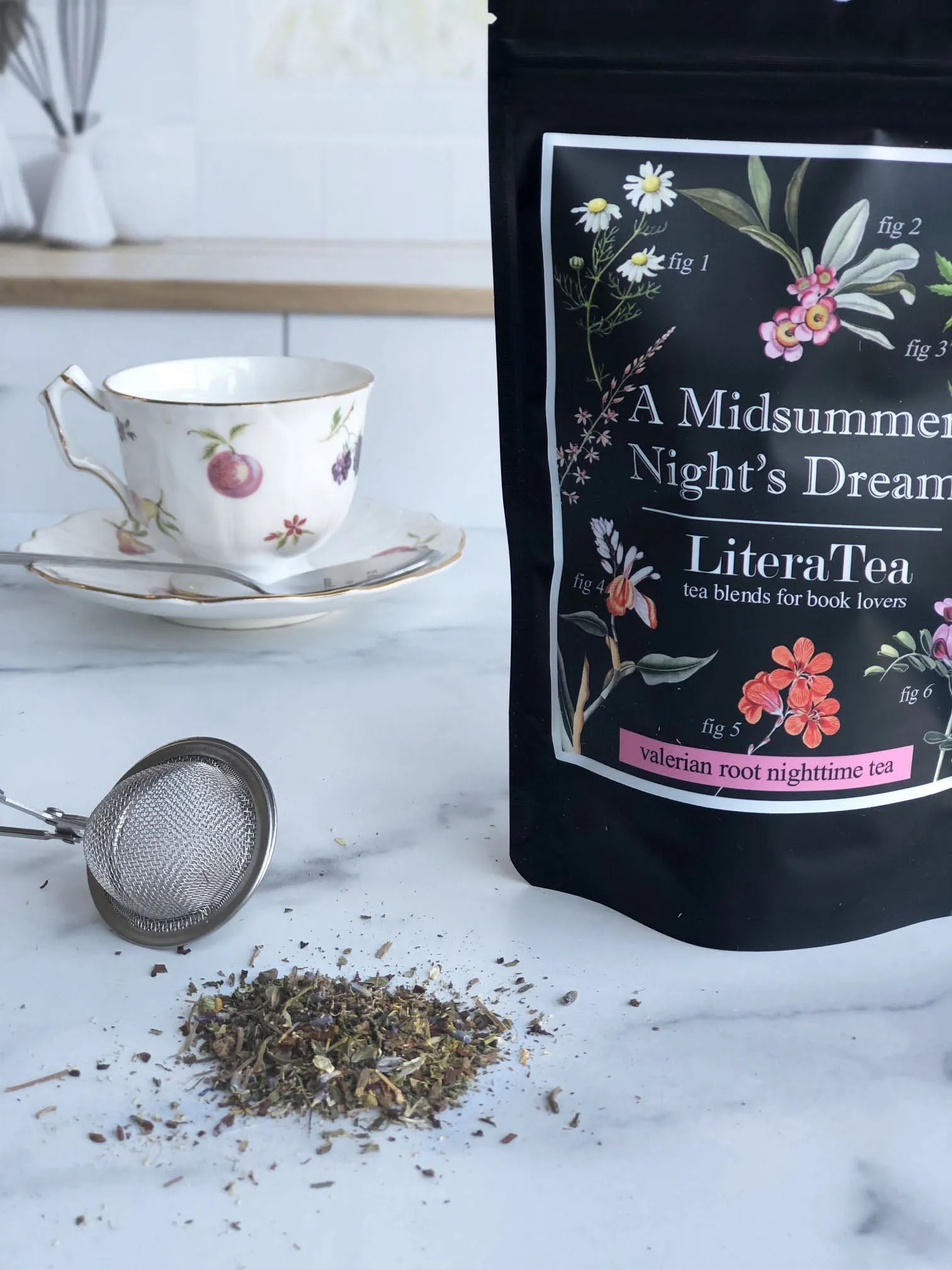 A Midsummer Night's Dream Nighttime Tea l Valerian Root l Chamomile l Lavender