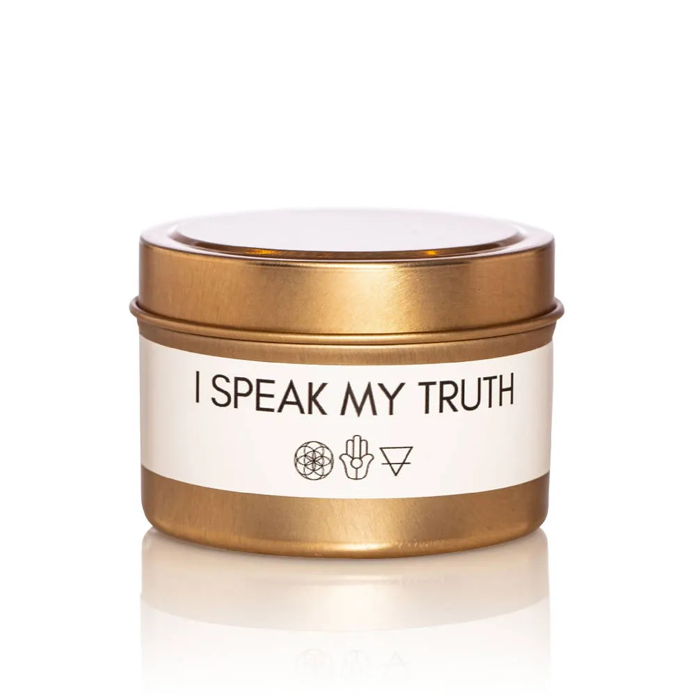 Adoratherapy I Speak My Truth Soy Affirmation Candle