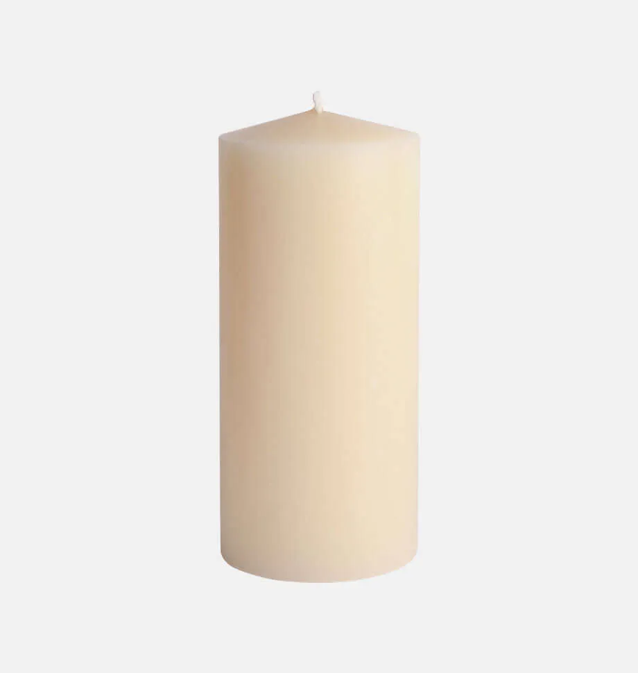 Amber Blush Pillar Candle