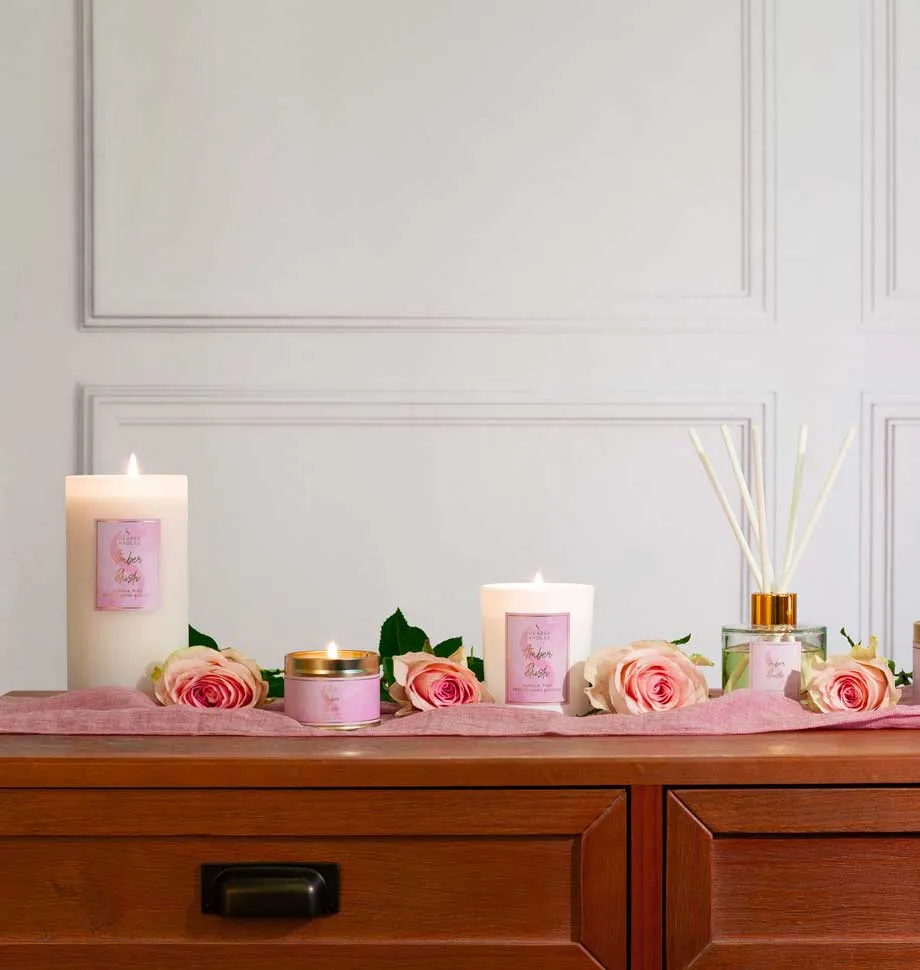 Amber Blush Small Tin Candle