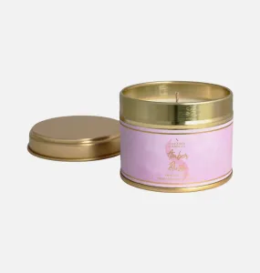 Amber Blush Small Tin Candle