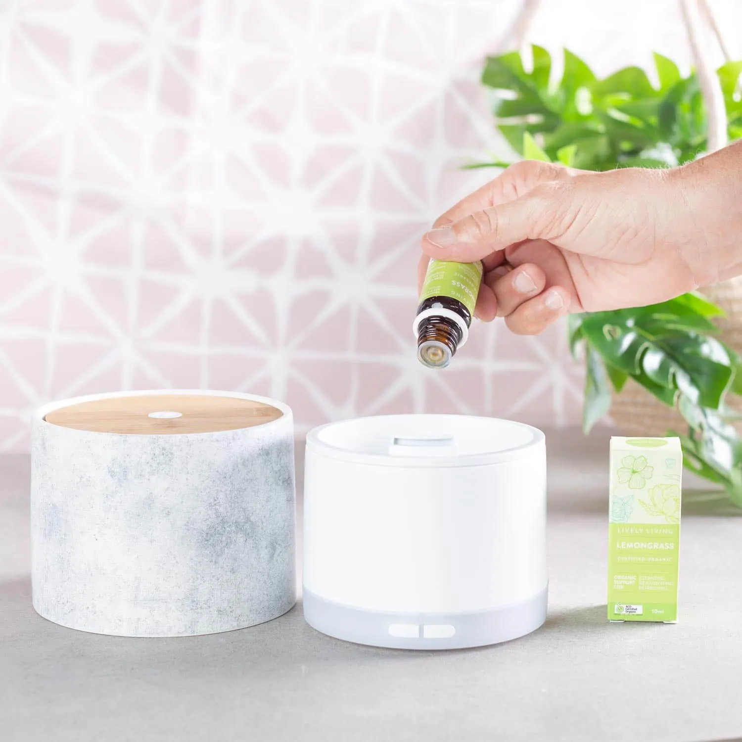 Aroma-Stone Diffuser   Lemongrass OIl