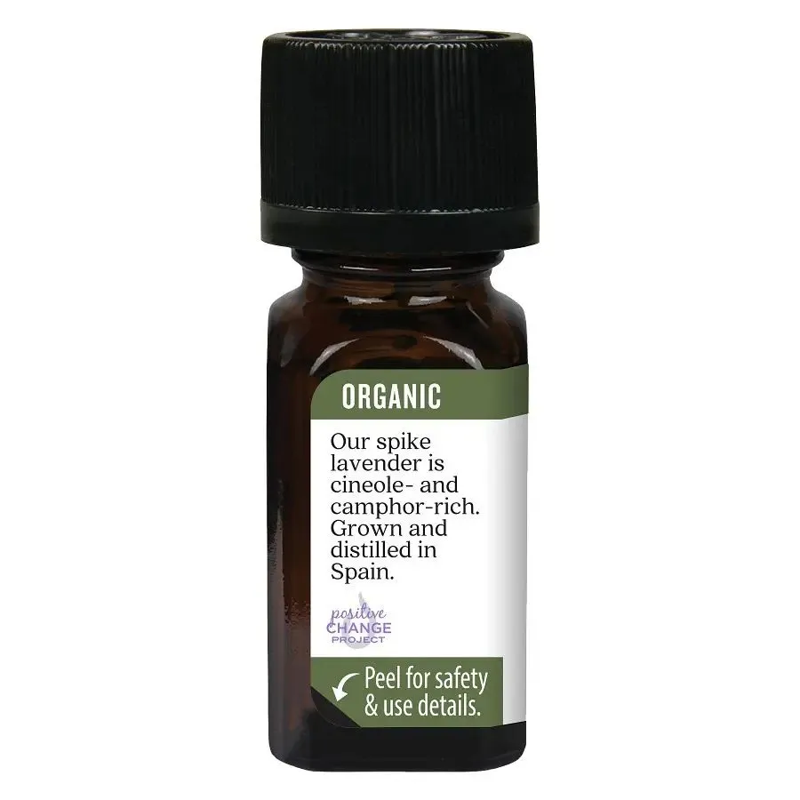 Aura Cacia Organic Essential Oil Lavender Spike 0.25 Oil