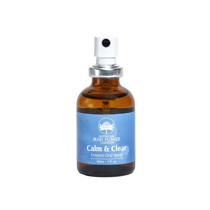 Australian Bush Flower Calm & Clear Essence Oral Spray, 30ml