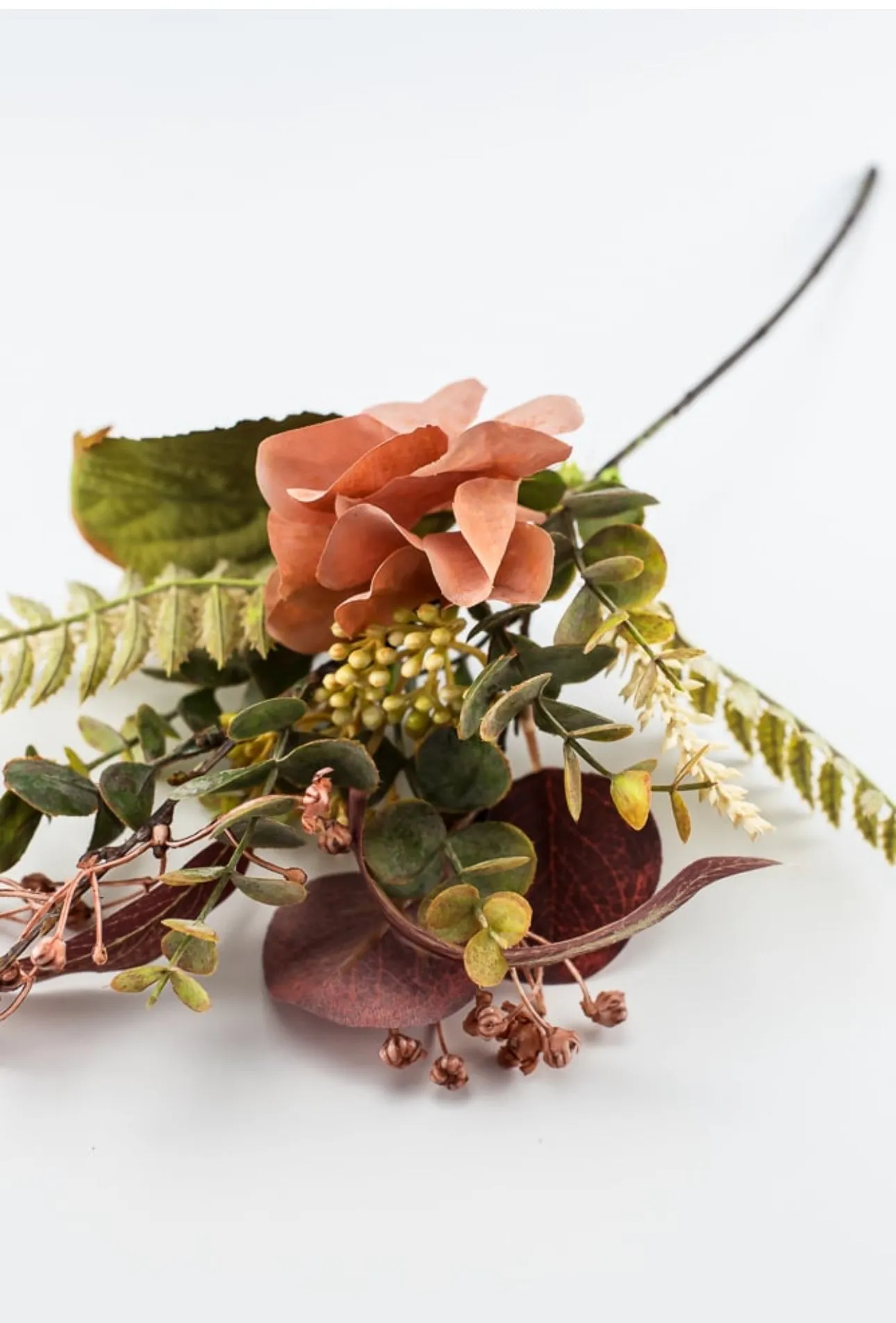 Autumn hydrangea and foliage pick