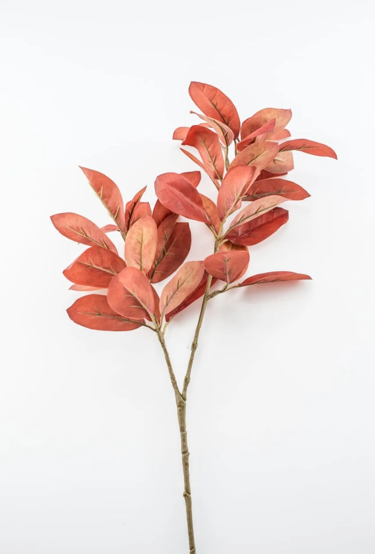 Autumn leaf spray - burgundy rust