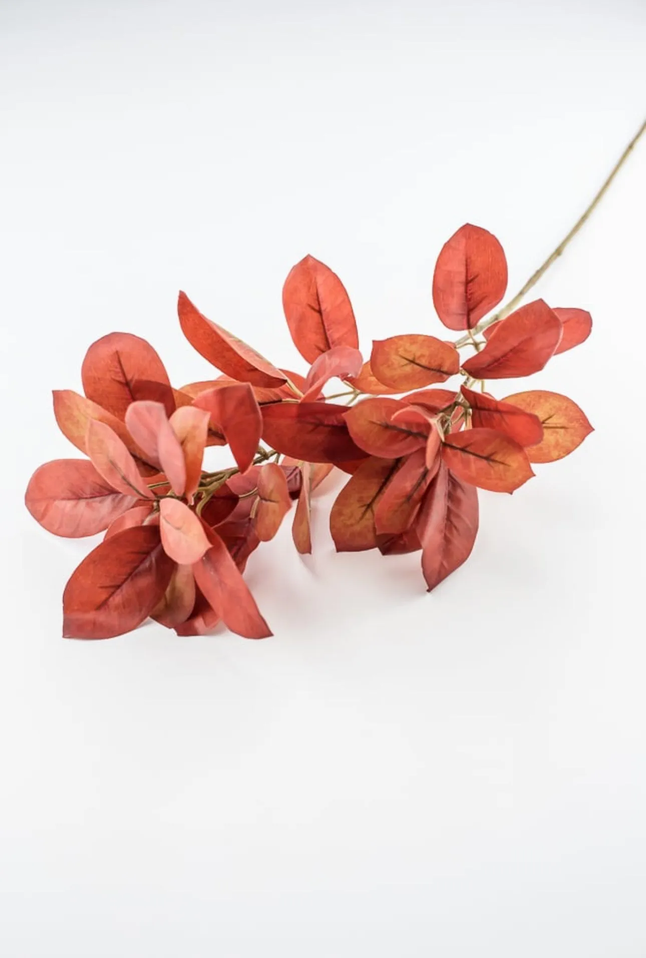 Autumn leaf spray - burgundy rust