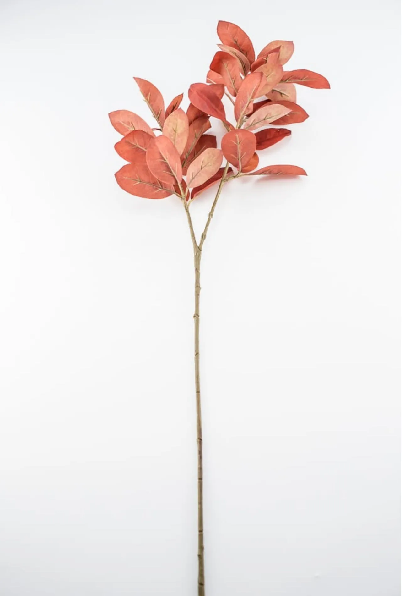 Autumn leaf spray - burgundy rust