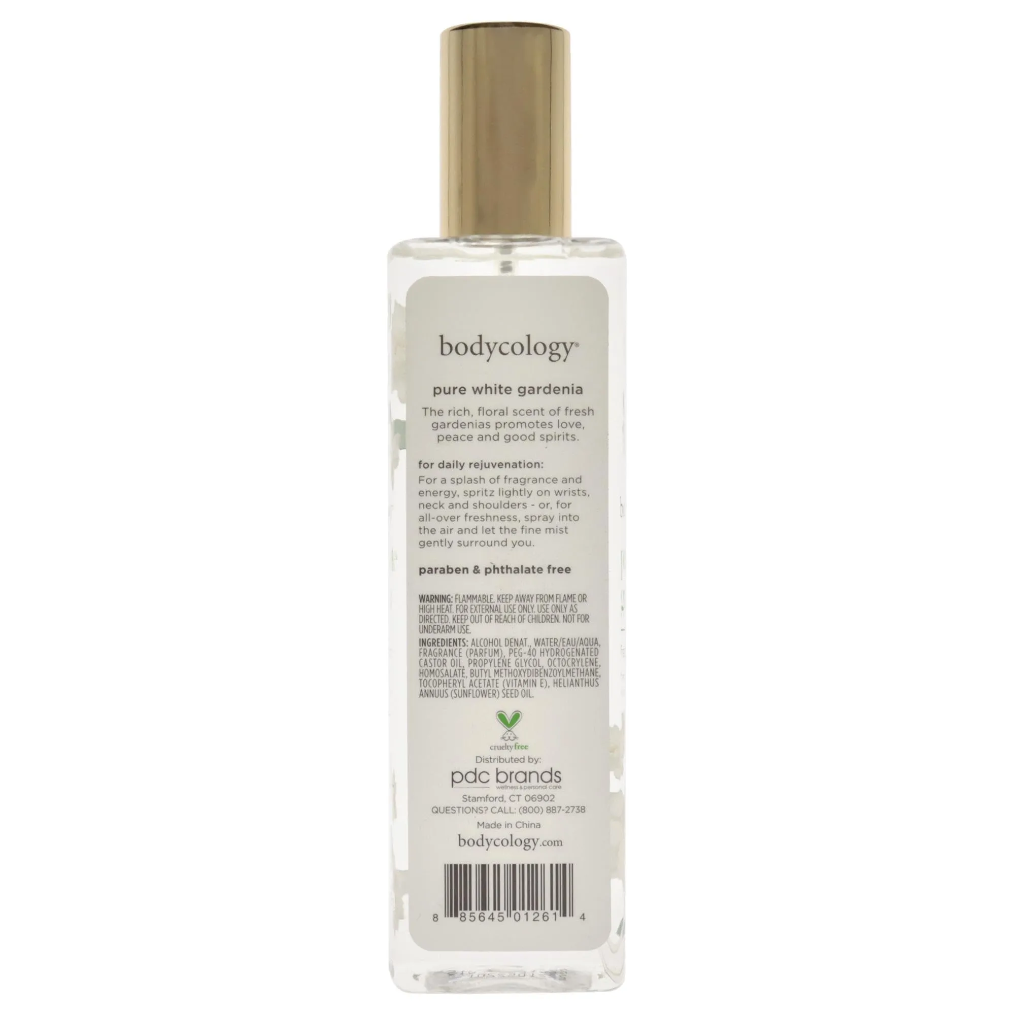 Bodycology Pure White Gardenia Fragrance Mist Women 8 oz