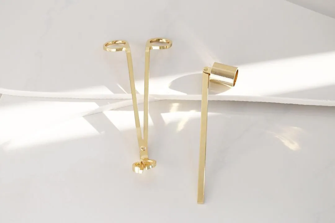 Brass Gold Candle Snuffer