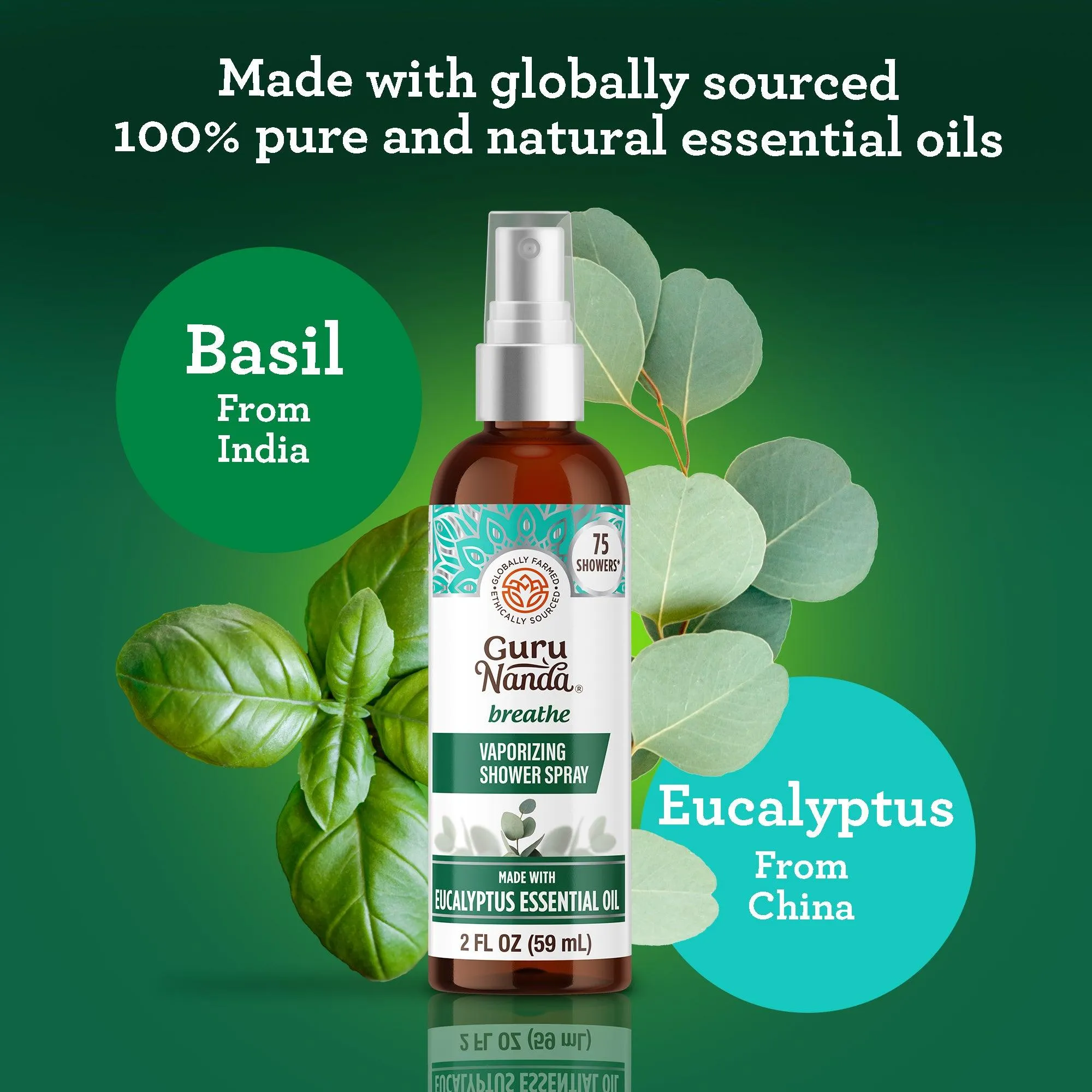 Breathe Eucalyptus Shower Spray, 2 FL OZ