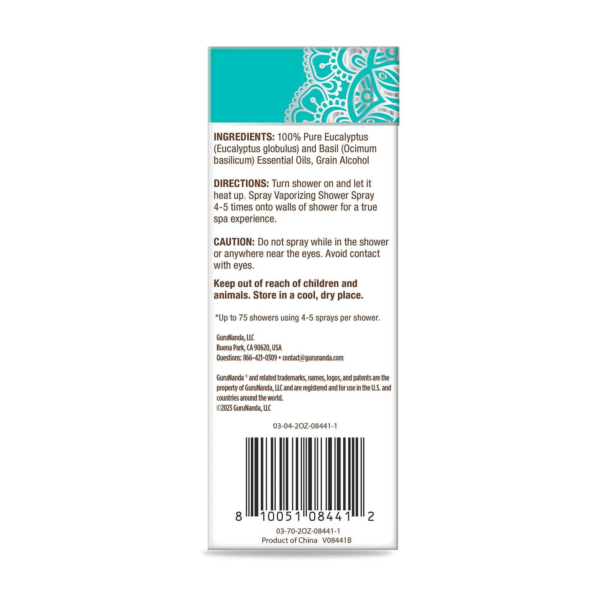 Breathe Eucalyptus Shower Spray, 2 FL OZ
