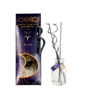 Cello Zodiac Reed Diffuser - Aries with Red Jasper - Ephemeral Breeze