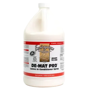De-Mat Pro Leave-in Conditioning Spray 1 Gallon by Envirogroom