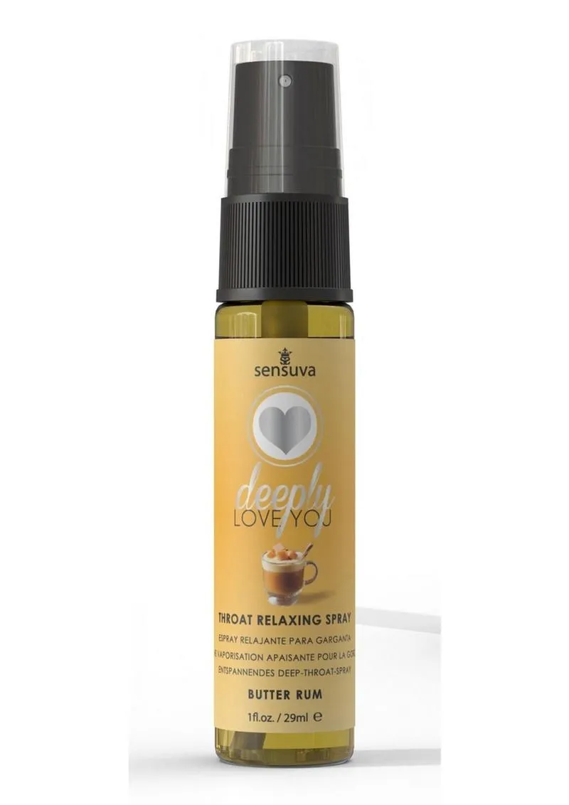 Deeply Love You Throat Relaxing Spray Butter Rum