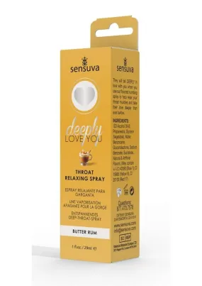 Deeply Love You Throat Relaxing Spray Butter Rum