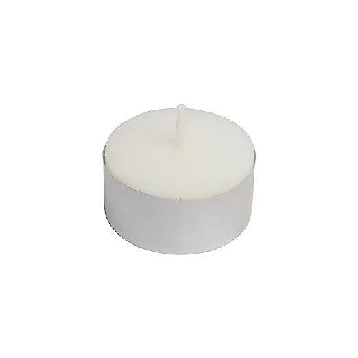DeLush Wax Tealight Candles Burning Time, 100% Fully Refined Paraffin Wax, Unscented, Smokeless, Dripless, for Home Decor, Offices & Other Occasions (White) (4 Hours, Pack of 500)