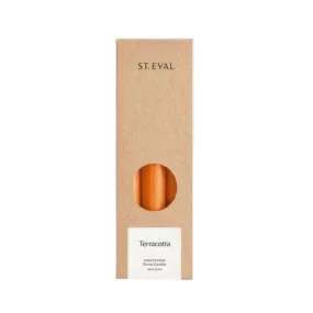 Dinner Candles, Pack of 6, Terracotta