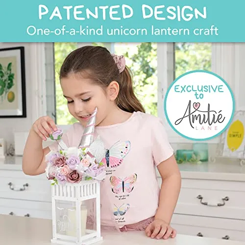 DIY Fairy Lantern Craft Kit - Make Your Own Unicorn Night Light - Arts & Crafts Kit for Kids - Birthday Gifts for Girls Who Love Unicorns Toys