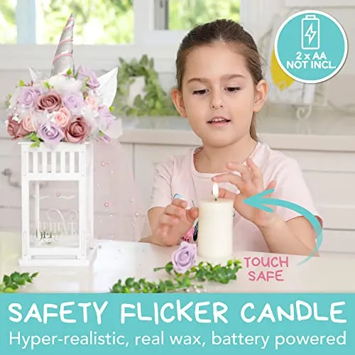 DIY Fairy Lantern Craft Kit - Make Your Own Unicorn Night Light - Arts & Crafts Kit for Kids - Birthday Gifts for Girls Who Love Unicorns Toys