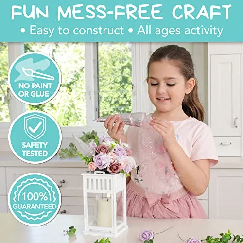 DIY Fairy Lantern Craft Kit - Make Your Own Unicorn Night Light - Arts & Crafts Kit for Kids - Birthday Gifts for Girls Who Love Unicorns Toys