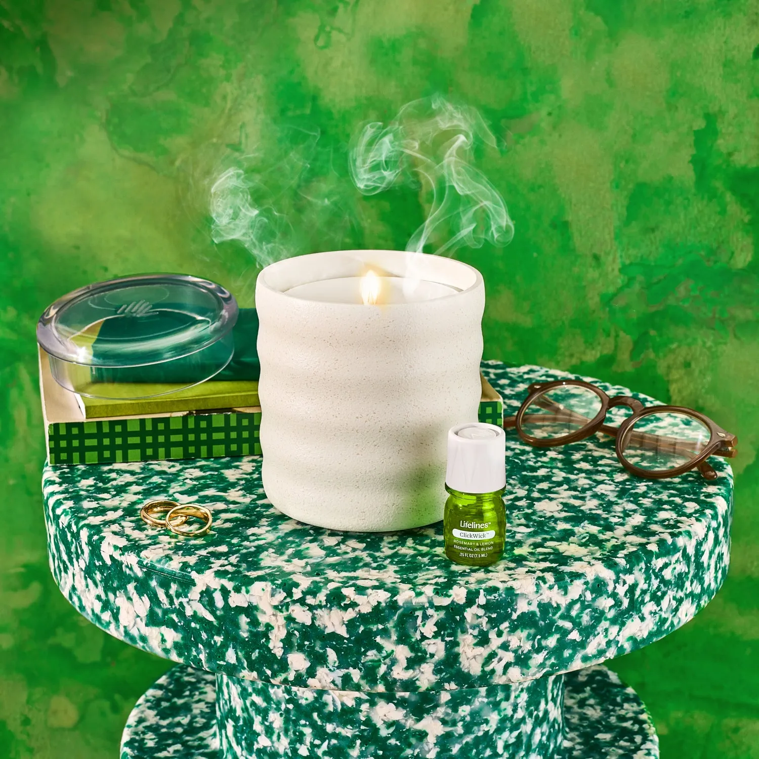 Flameless Bubble Candle Diffuser
