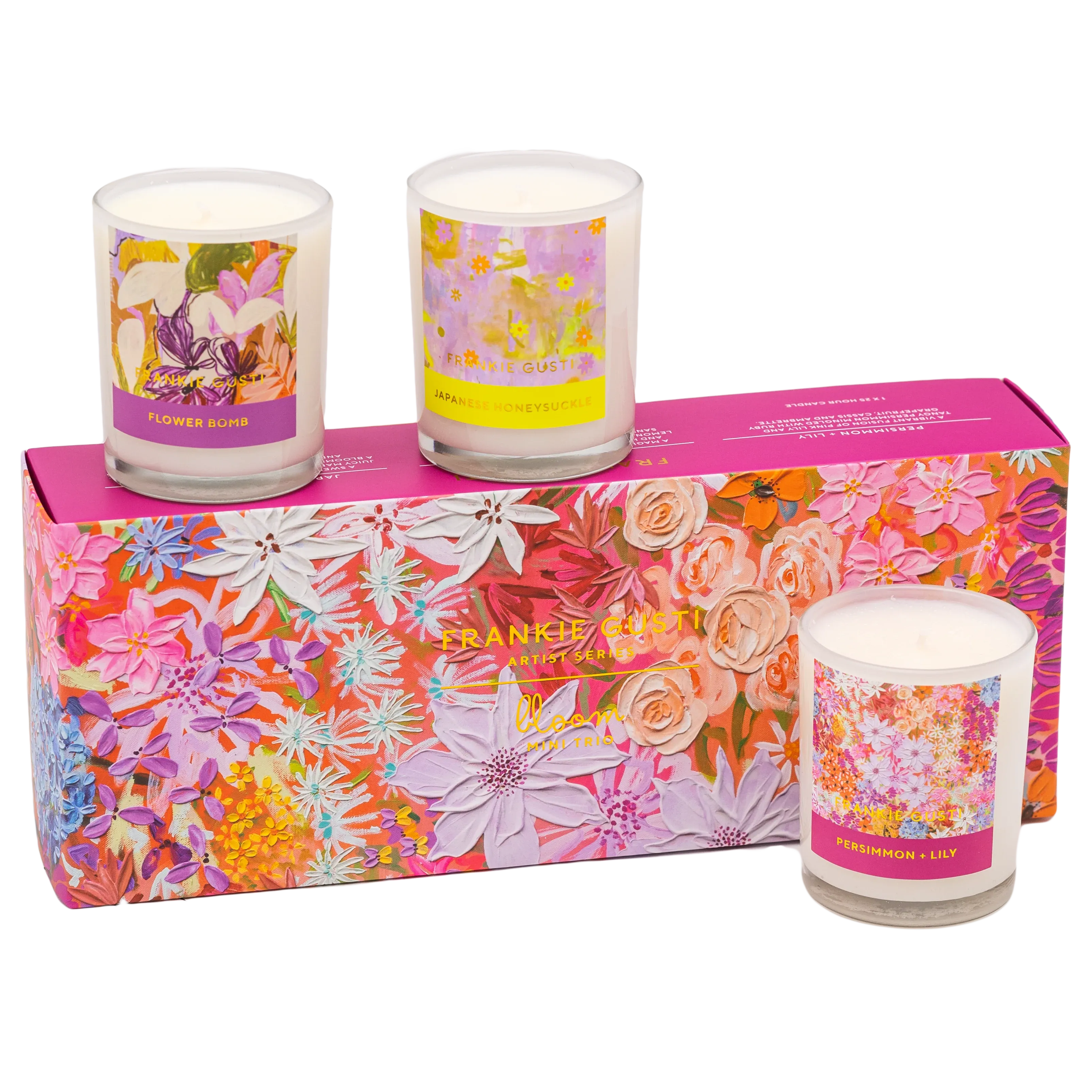 Frankie Gusti - Bloom Candle Trio Set