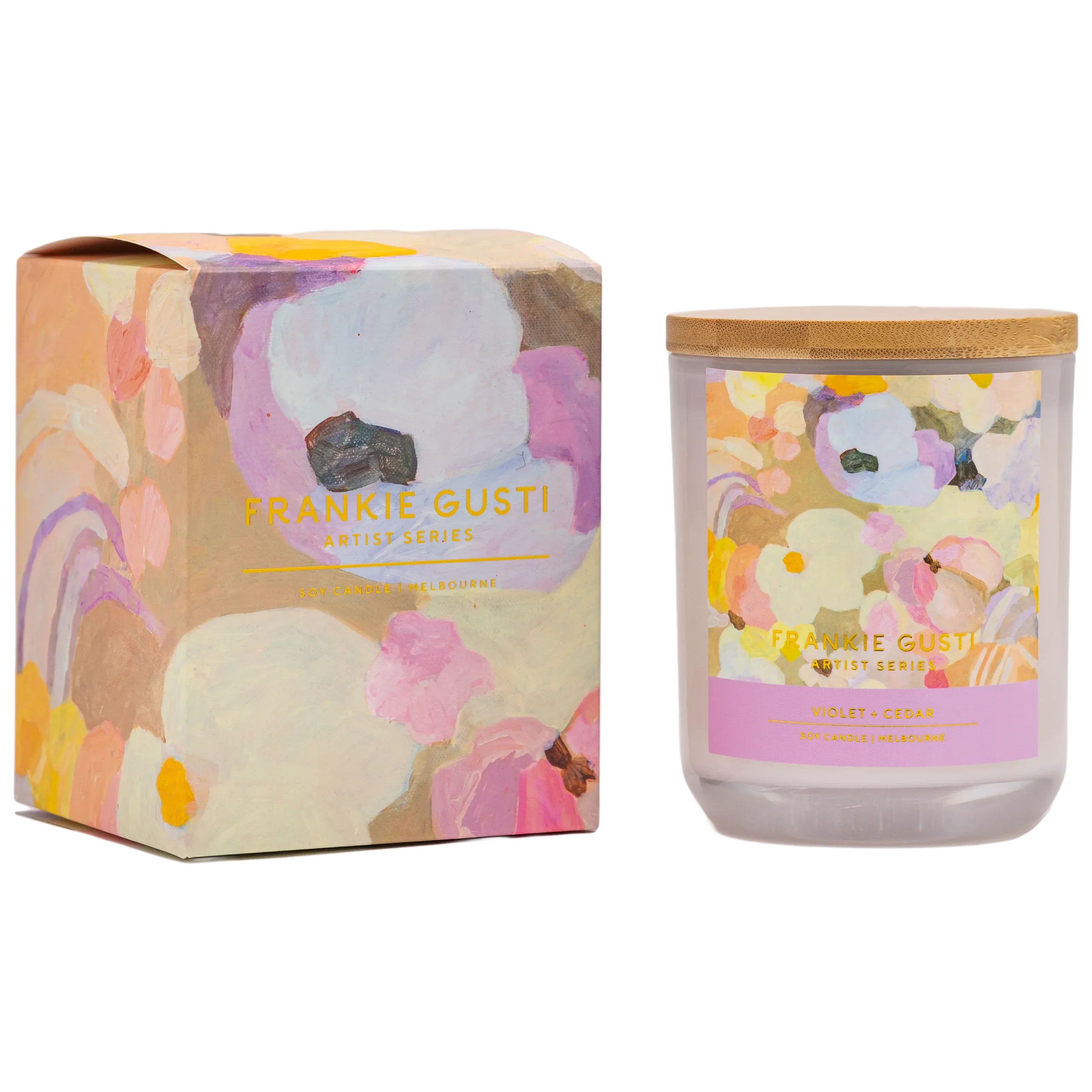 Frankie Gusti - Violet   Cedar | Jade Fisher Candle