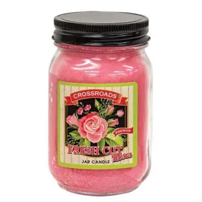 Fresh Cut Roses Pint Jar Candle