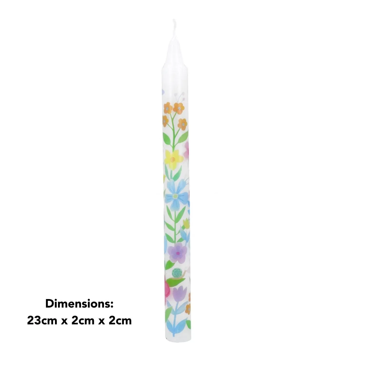 Gisela Graham 23cm Pastel Flowers Crown Candle