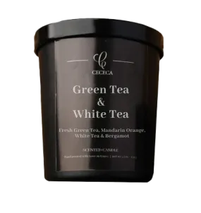 Green Tea & White Tea Scented Candle