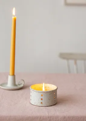 Handmade Stoneware Tea Light Holder