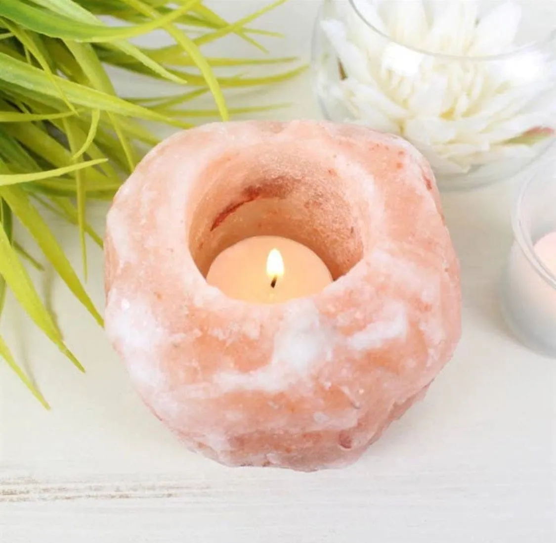 Himalayan Salt Candle Holder