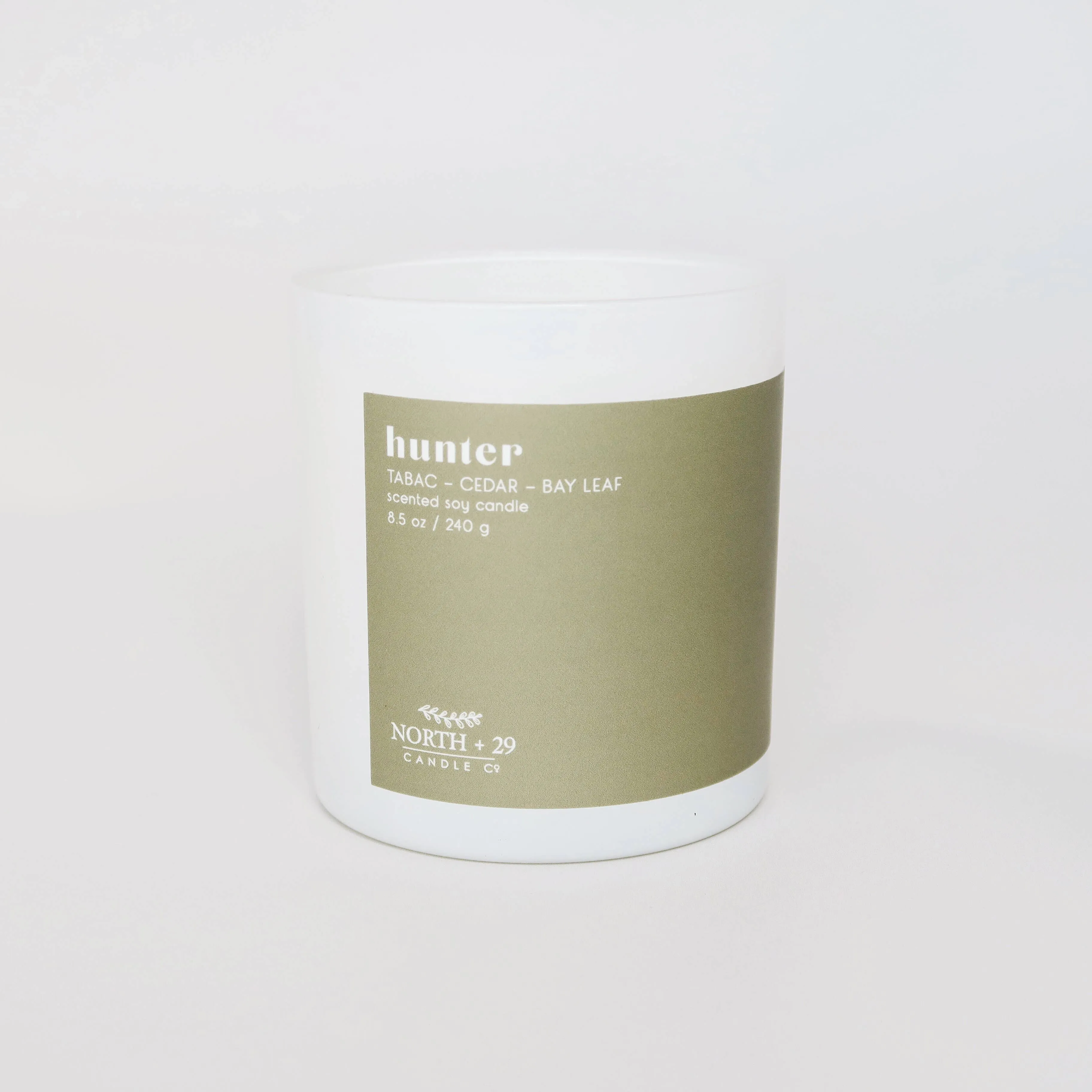 Hunter Soy Candle, Fall candle, Green candle
