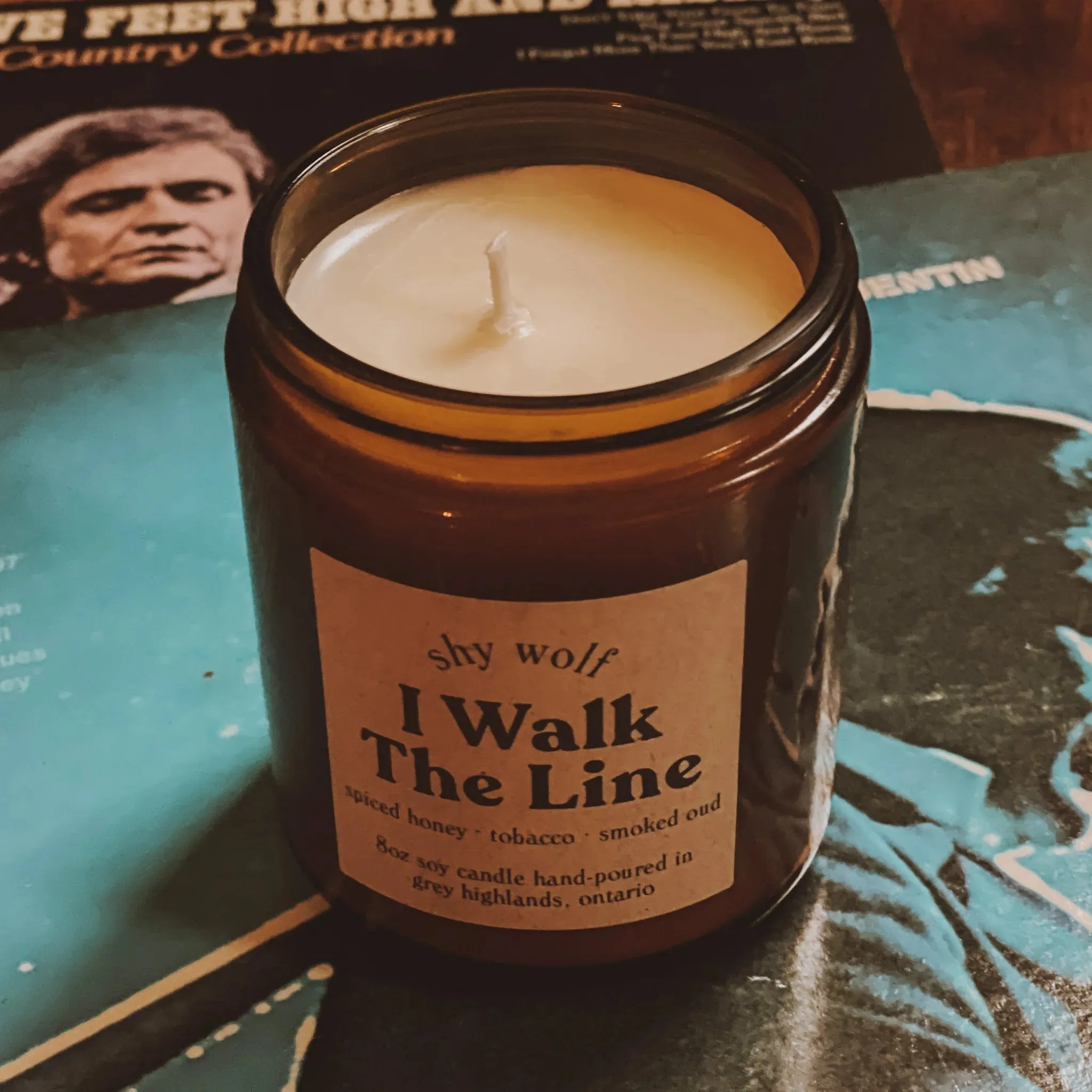 I Walk The Line Soy Wax Candle