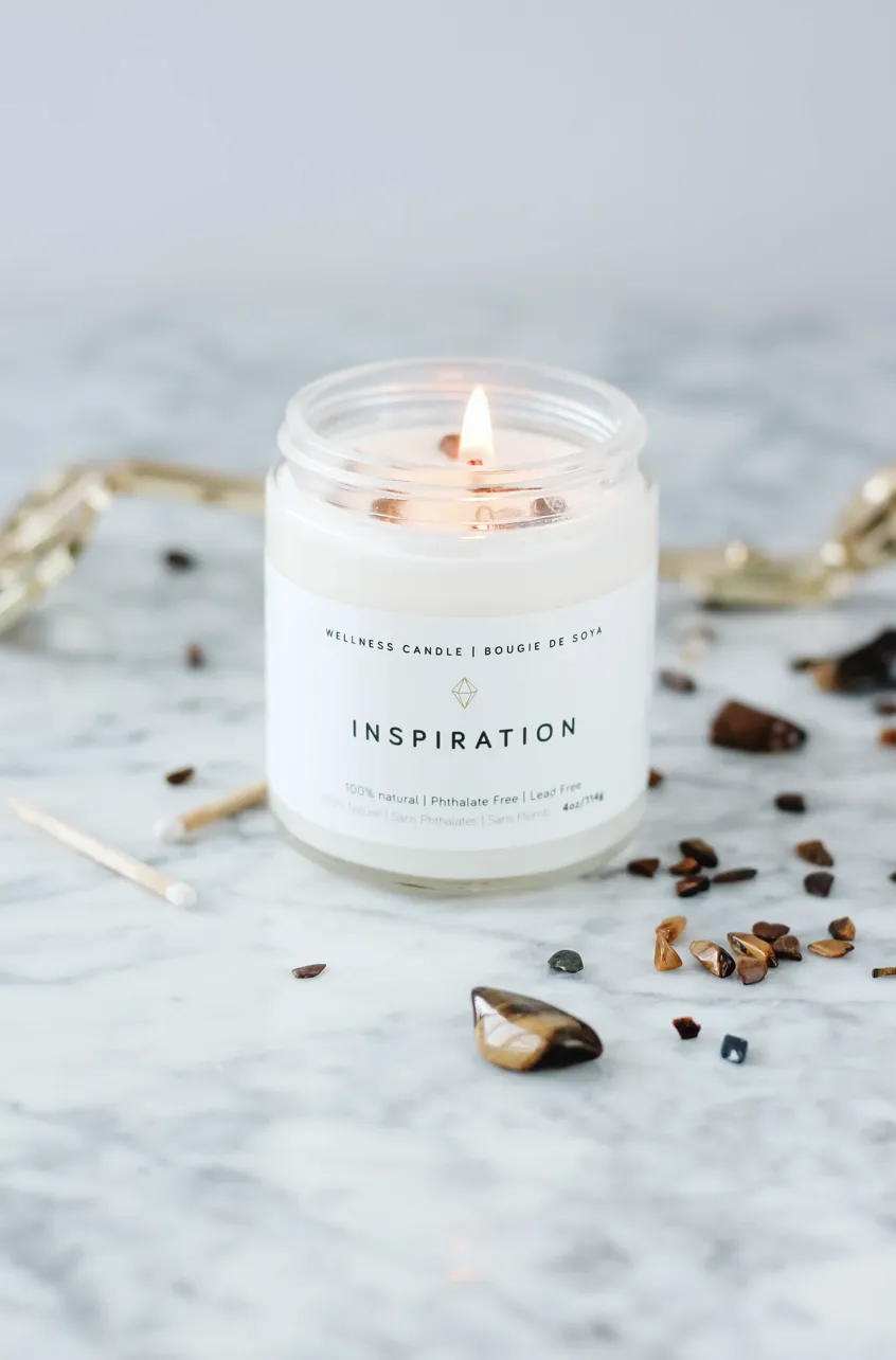 Inspiration Crystal Soy Candle - 8oz