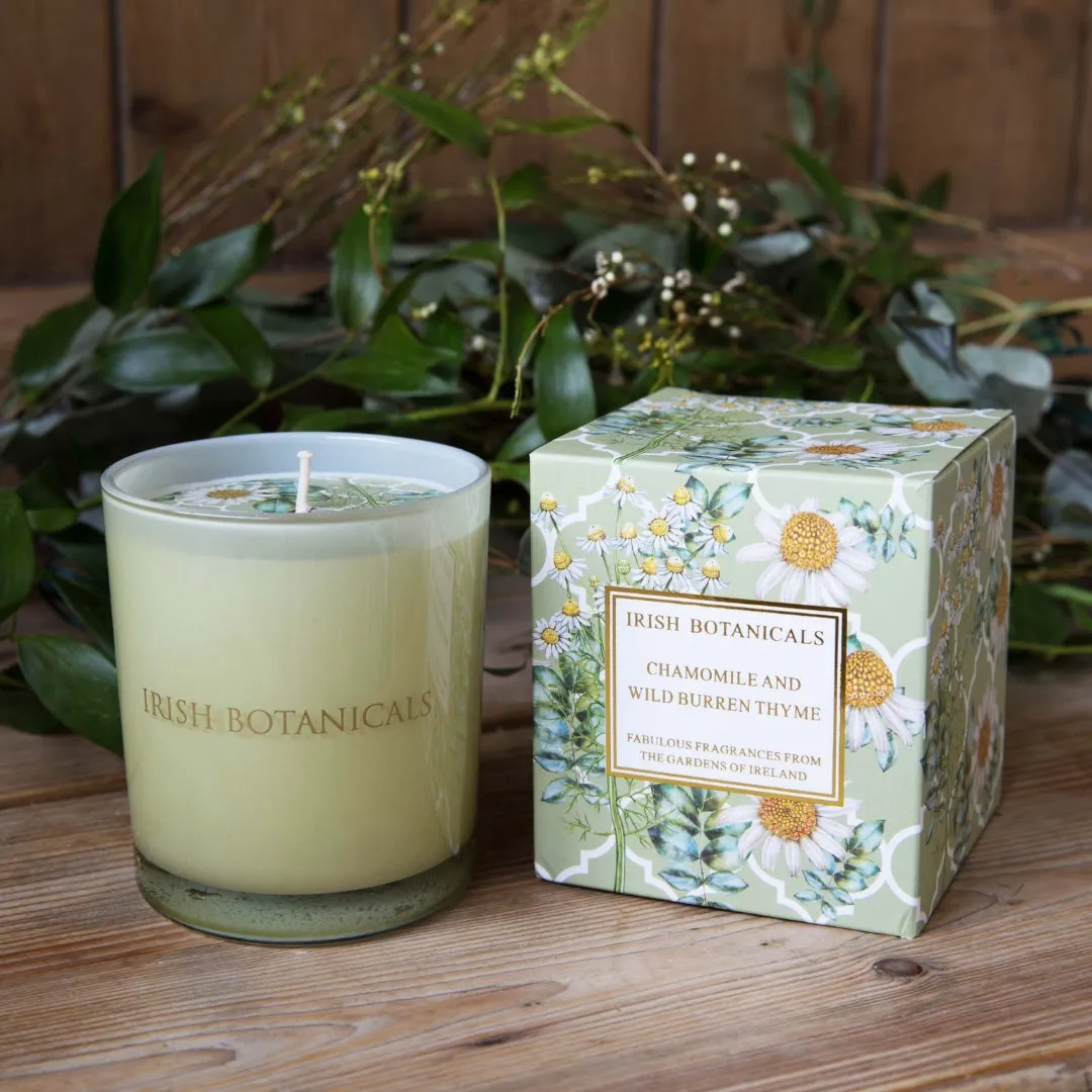 Irish Botanicals Chamomile And Wild Burren Thyme Candle