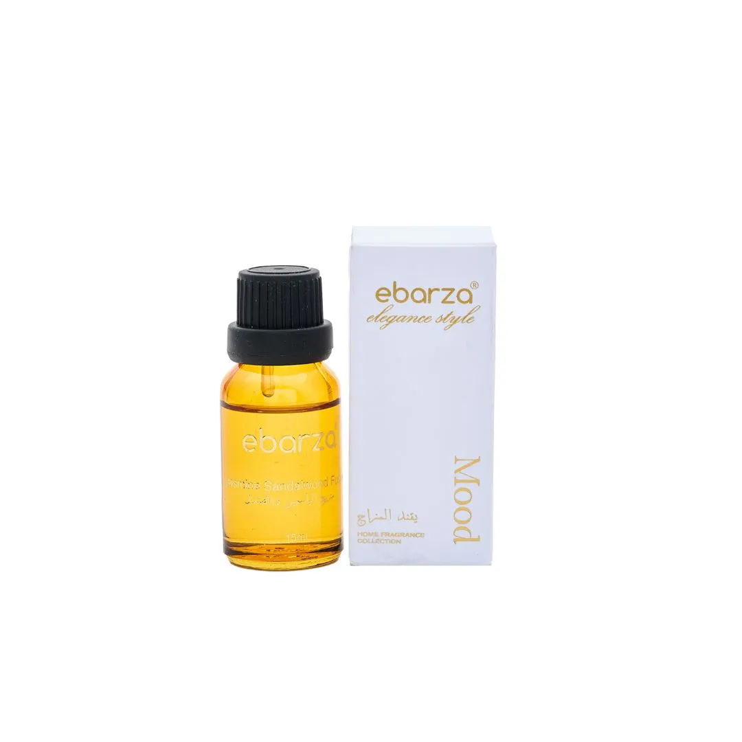 JASMINE SANDALWOOD FUSION - Mood - Sandalwood & Jasmine 15ml [ Fragrance Oil ] In Outer Sprayed Bottle With Dropper ebarza vipes MS.QN2225