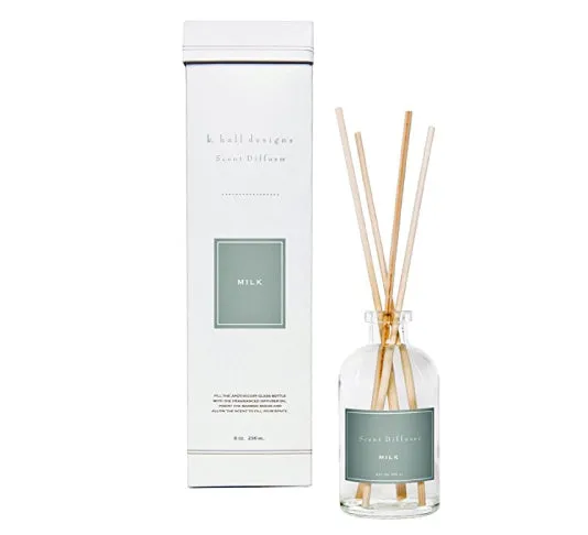 K. Hall designs Milk Scented Diffusion Set