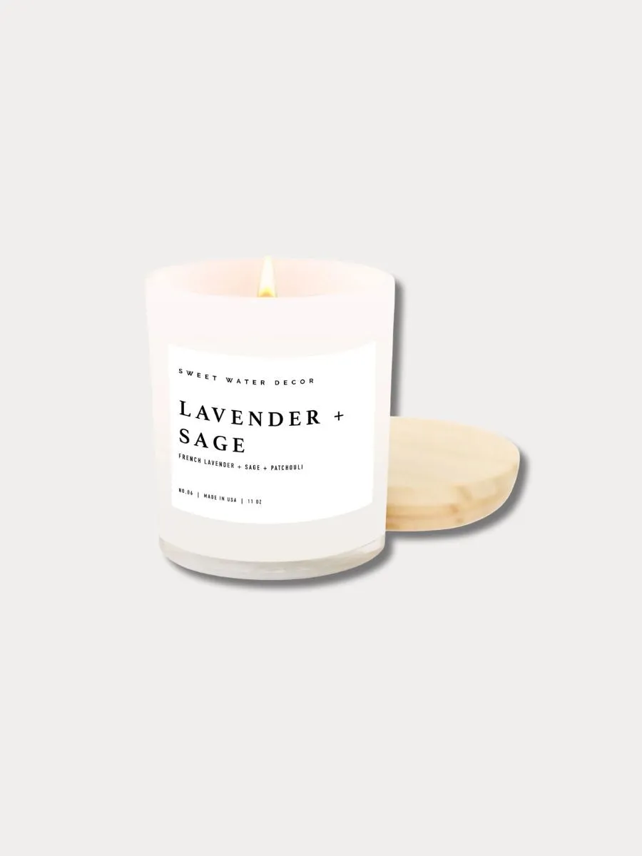 Lavender & Sage Soy Candle