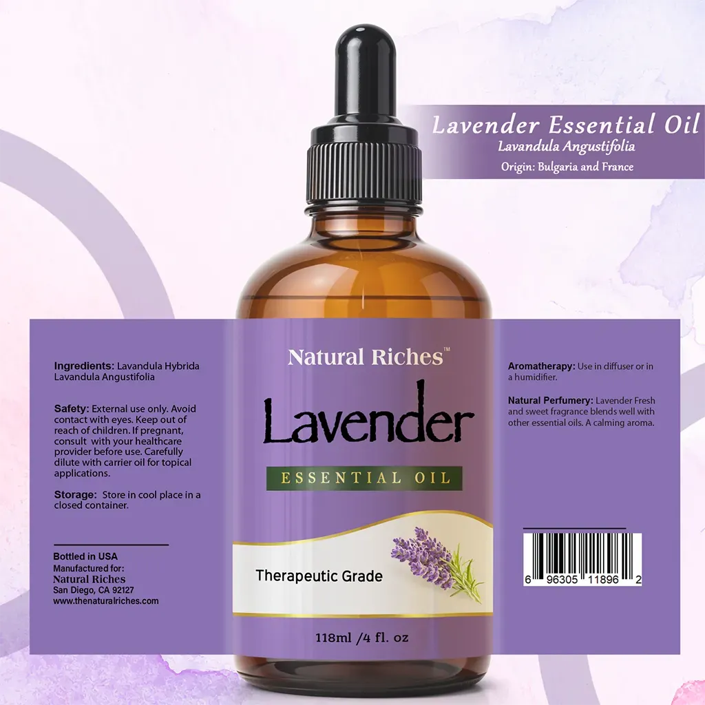 Lavender Essential Oil 4 fl oz.