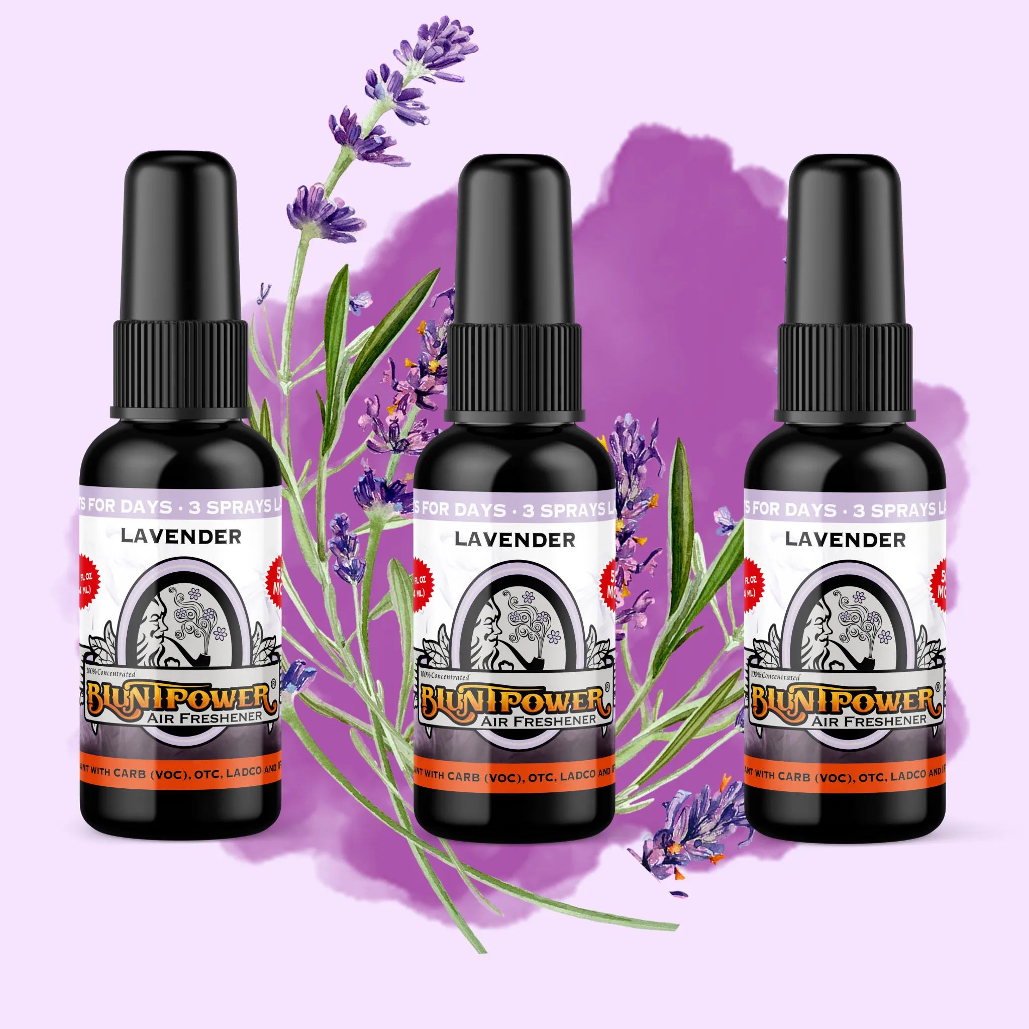 Lavender Spray Air Freshener Bundle (3 Pack)