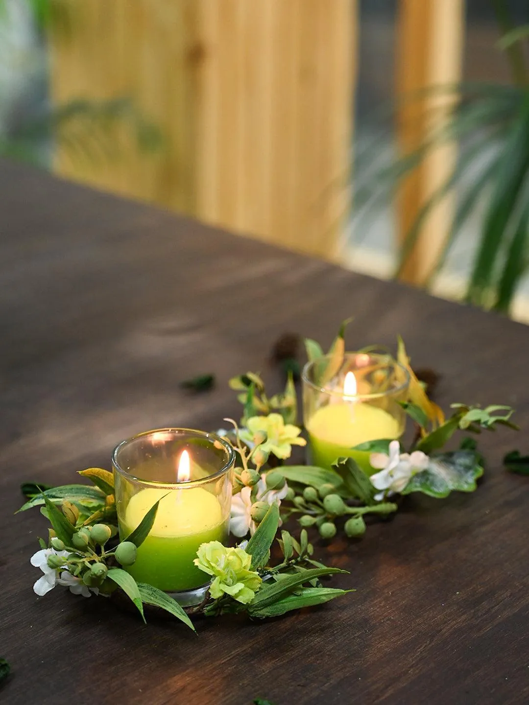 Lily Scented Candles Pack Of 2