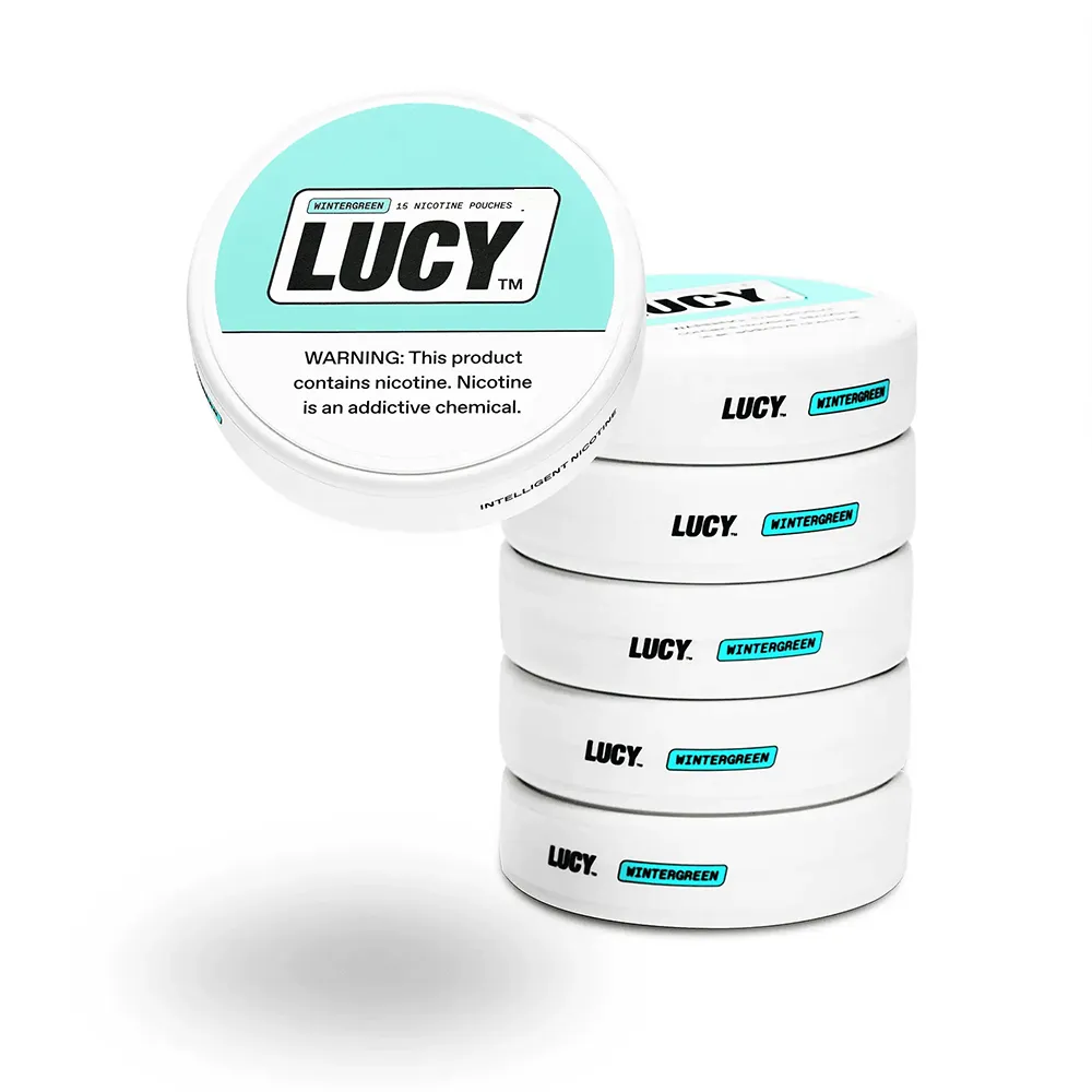 Lucy Nicotine Pouches (15ct Can)(5-Can Pack)