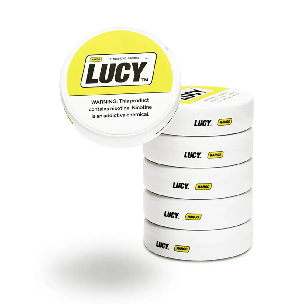Lucy Nicotine Pouches (15ct Can)(5-Can Pack)