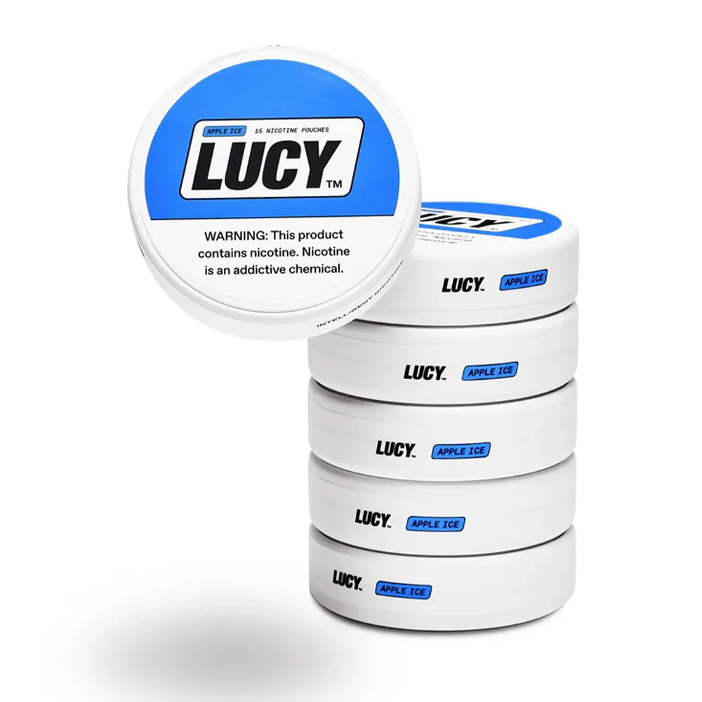 Lucy Nicotine Pouches (15ct Can)(5-Can Pack)