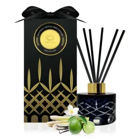 Luxury Crystal Reed Diffuser - Persian Lime & Lemongrass Odour Eliminator (200ml)