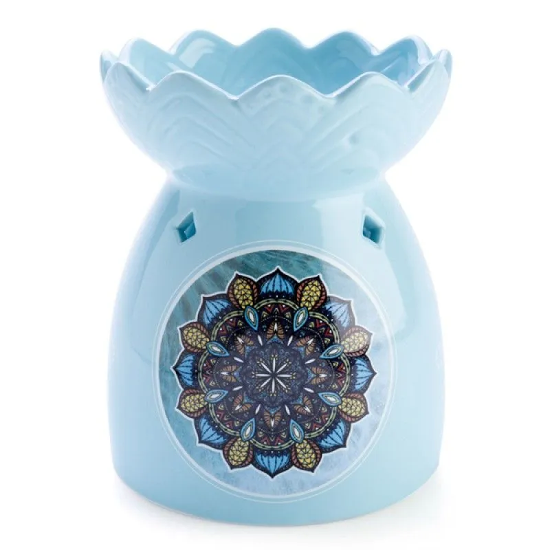 Mandala Oil Burner - 11.2cm x 11.2cm x 14cm