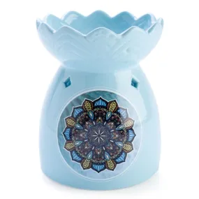 Mandala Oil Burner - 11.2cm x 11.2cm x 14cm